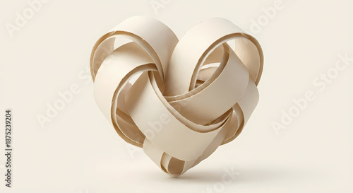 Intricate wooden heart sculpture symbolizing love and craftsmanship