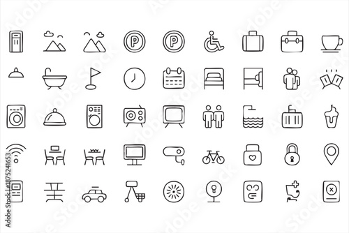 Hotel Facility Graphics for Property Management and Reservation Systems