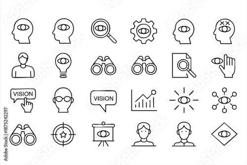 Insight Monitoring Interface Icons for Performance Management Dashboards