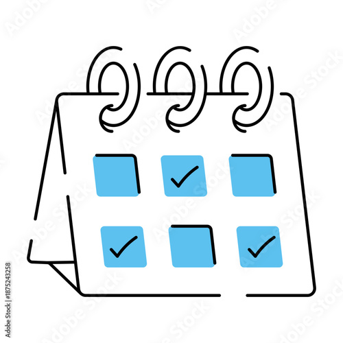 A sketchy style illustration representing class schedule