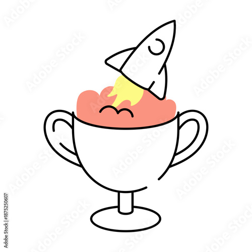 A sketchy style illustration depicting an seo optimization