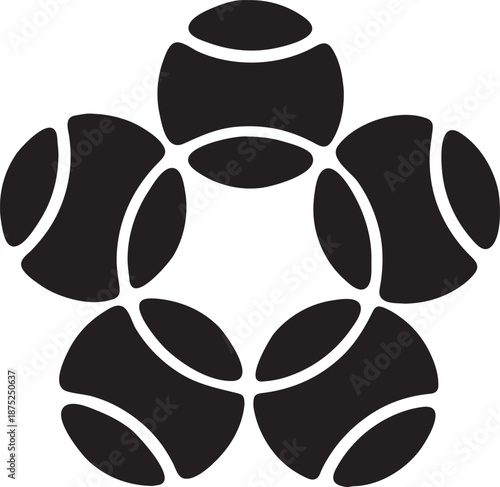 Seamless vector pattern design featuring black and white hipster glasses with a mustache, coffee icons, and dog paw silhouettes for a decorative animal print wallpaper or card illustration art