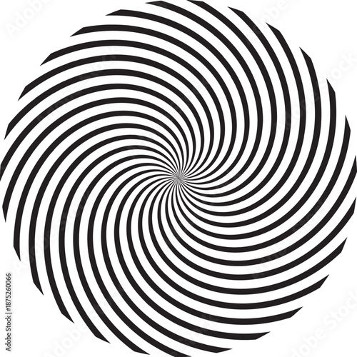 Circle or Spiral Shape on White Background. Circle, sipiral, psychedelic, hypnotic,