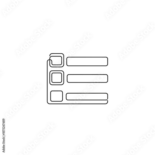 Modern Digital Checklist Template for Task Management and Organization