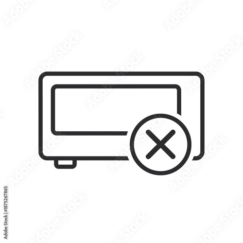 Modern kitchen microwave oven with digital control panel and sleek design for home use