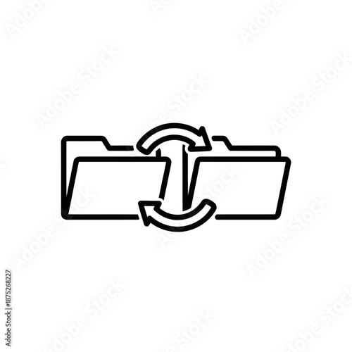 Organized Document Folders with Circular Data Transfer Concept for Digital Storage