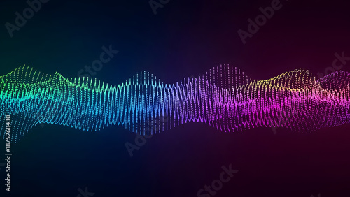 Dynamic Spectrum Waveform, Abstract Background.
