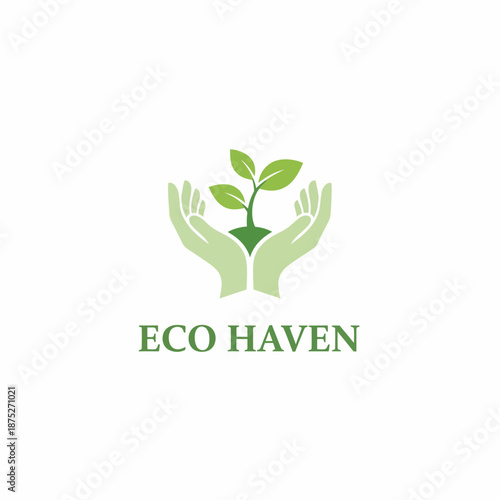 Eco Haven Environmental Care and Growth Logo