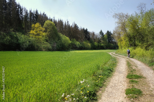 Fahrradtour im Frühling
