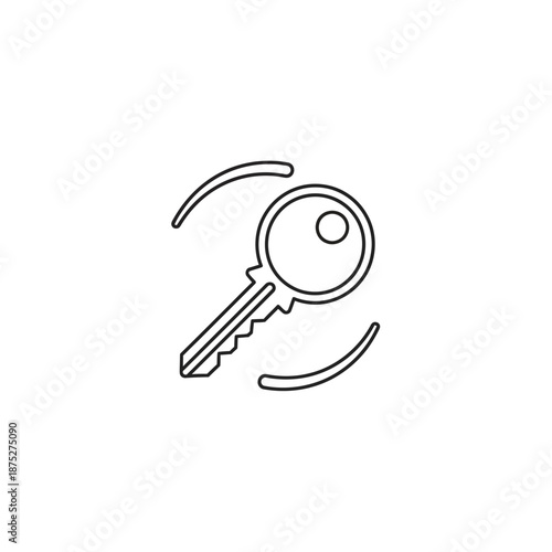 Secure Key Lock Icon for Data Security and Privacy Protection