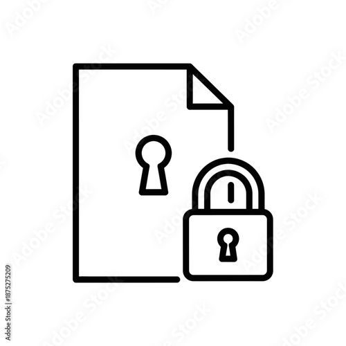 Secure Lock and Document Representation for Data Protection and Privacy