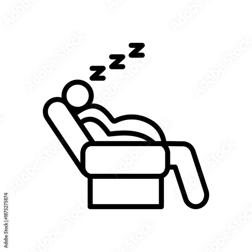 Фотография Inactivity Metabolic Syndrome Medical Line Icon