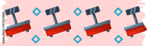 washi tape pattern butcher theme