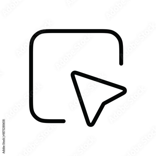 cursor click mouse computer icon vector