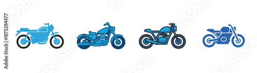 set of motorcycle vector bundle