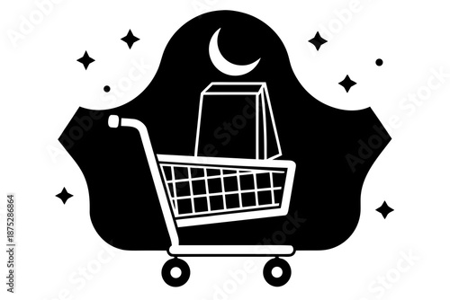 Halal Online Shopping Concept