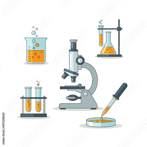 Microscope, laboratory equipment, science research, analysis, chemistry, biology, medical test