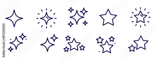 star icons vector design