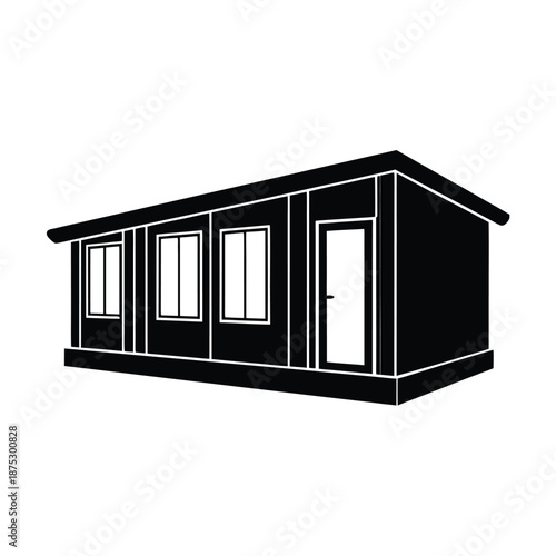 Prefab Modular House Icon
