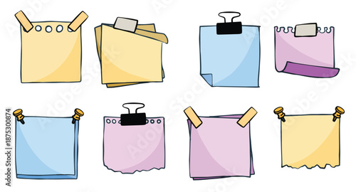 sticker empty piece of paper with sticky tape place for