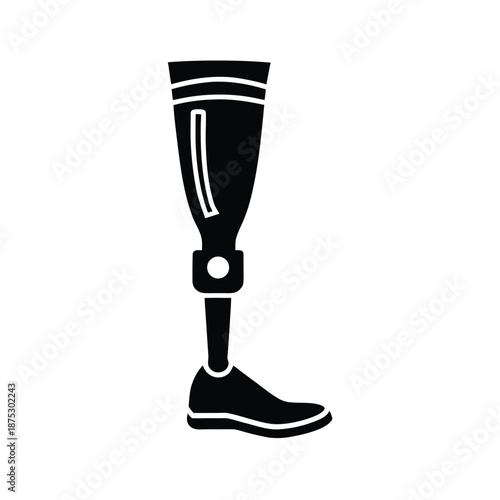 Prosthetic Leg Healthcare Icon