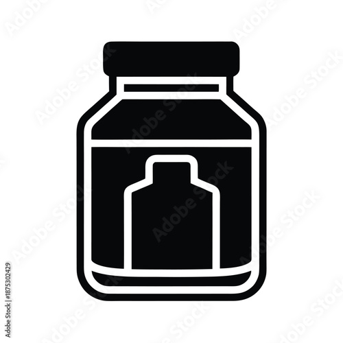 Protein Powder Jar Icon