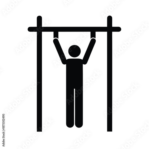 Pull Up Bar Exercise Icon