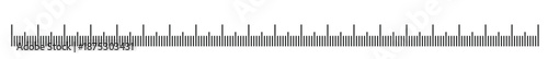 straight ruler measuring school tool drawing object 