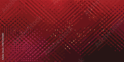 Abstract Red Textured Background with Subtle Sparkles.
