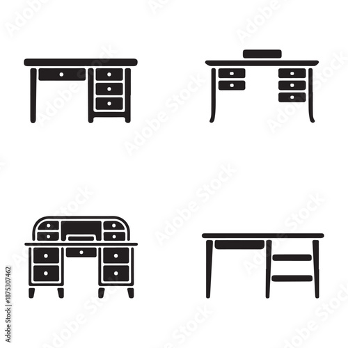 Cozy desk silhouette capturing a warm and quiet work atmosphere