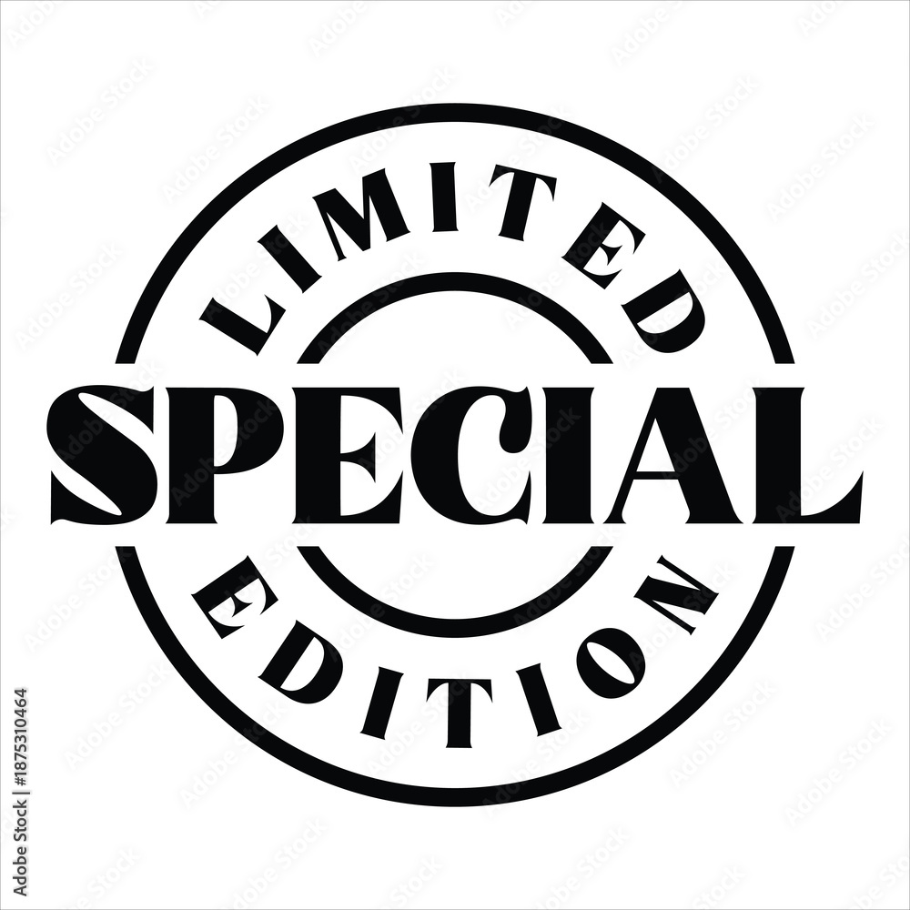 Fototapeta premium Special Edition Rubber Stamp Badge Logo