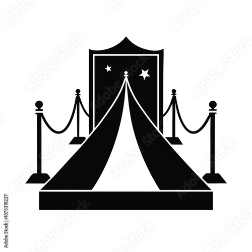 Red Carpet Entrance Icon