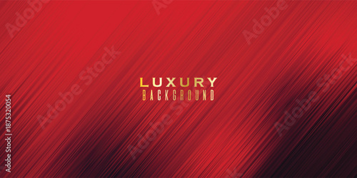 Luxurious Red Gradient Background With Gold Text for Premium Backdrops and Fashion Design Ideas Inspiration