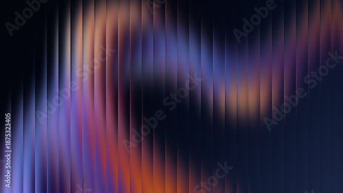 Vibrant colorful abstract sound wave visualization on dark background