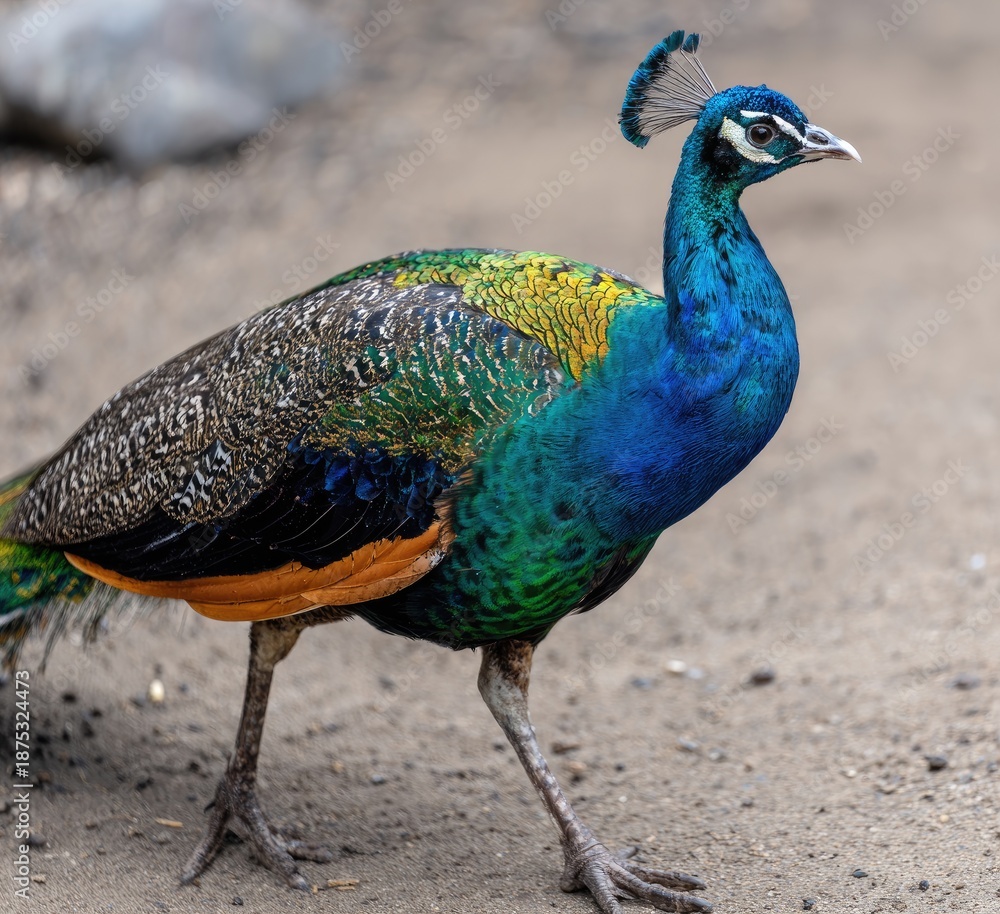Obraz premium close up of peacock