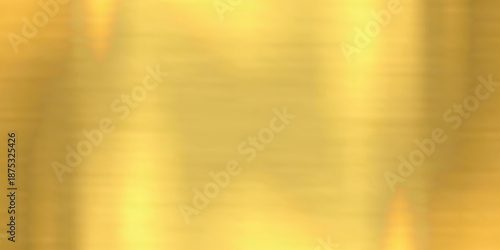 Brushed gold metal texture background abstract metallic surface with vertical reflections and subtle grain for luxury design projects EPS Vector