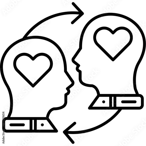 Empathy Outline Icon