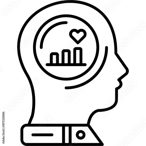 Emotional Growth Outline Icon