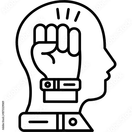 Self Motivation Outline Icon