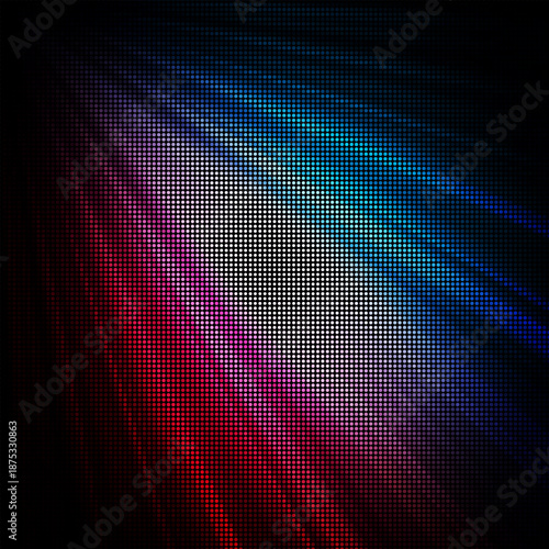 Dynamic halftone texture with bright colors. Perfect for modern designs, digital art, or creative projects needing a vibrant visual element.