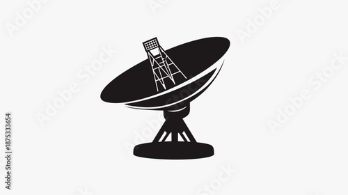 Satellite Dish Antenna for Communication.