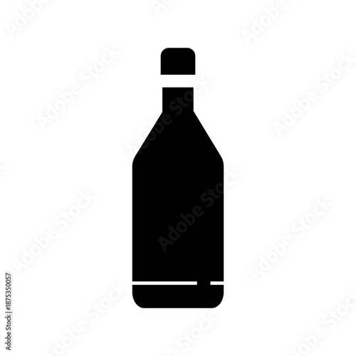 bottle icon on white background