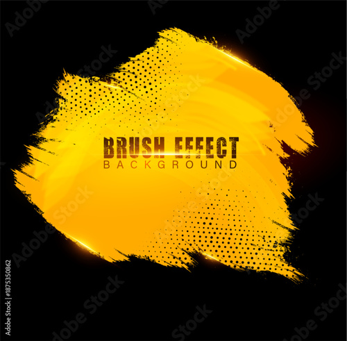Brush Stroke Effect Vector Background