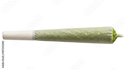 Quadro em tela Marijuana joint isolated PNG on transparent background, pre-roll cannabis cigare