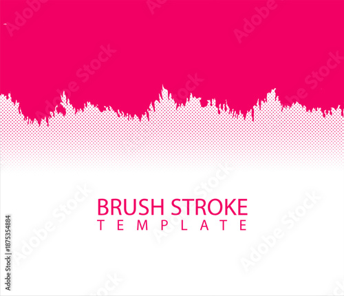 Brush Stroke Effect Vector Background