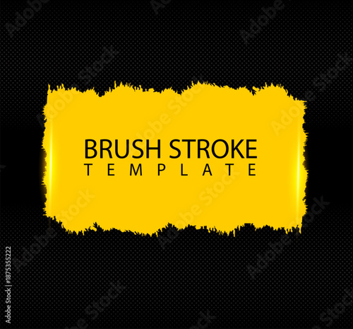 Brush Stroke Effect Vector Background