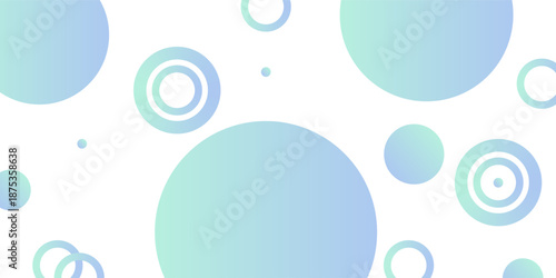 geometric banner background,abstract frame,shape memphis,green and blue gradations,circle shape,colorful,vector,eps 10