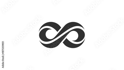 Stylized Infinity Symbol Representing Limitless Possibilities.