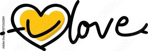 heart continuous-line-drawing--single-hand-drawn