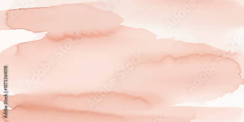 Blush Pink Watercolor Abstract Background Texture Pastel Peach Wash Art